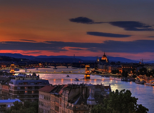 Budapest látképe